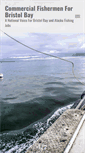 Mobile Screenshot of fishermenforbristolbay.org