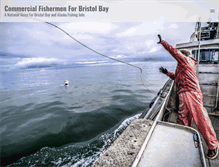 Tablet Screenshot of fishermenforbristolbay.org